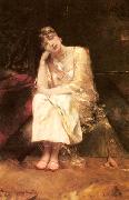Benjamin Constant Contemplation oil painting reproduction